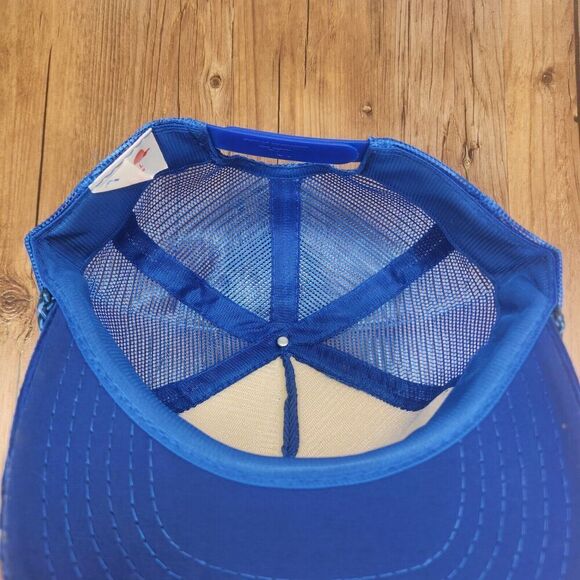 VTG Northern Energy NEI Snapback Hat Cap Blue Corduroy Rope Embroidered Mesh - Picture 9 of 10